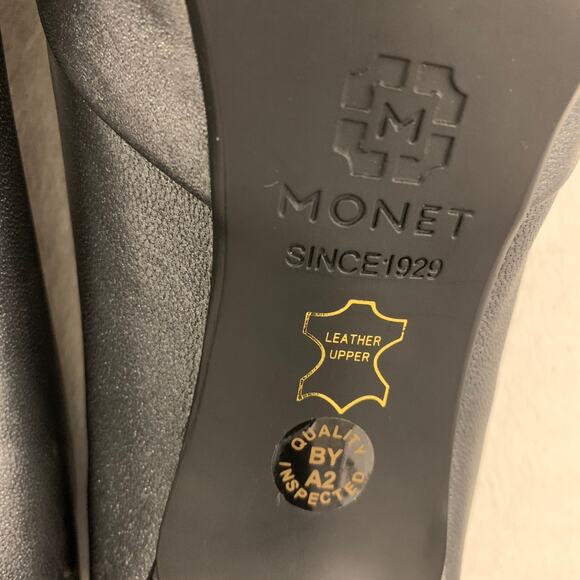 Monet Women's Peep Toe High Heel Shoes SIze 8 - Picture 9 of 11